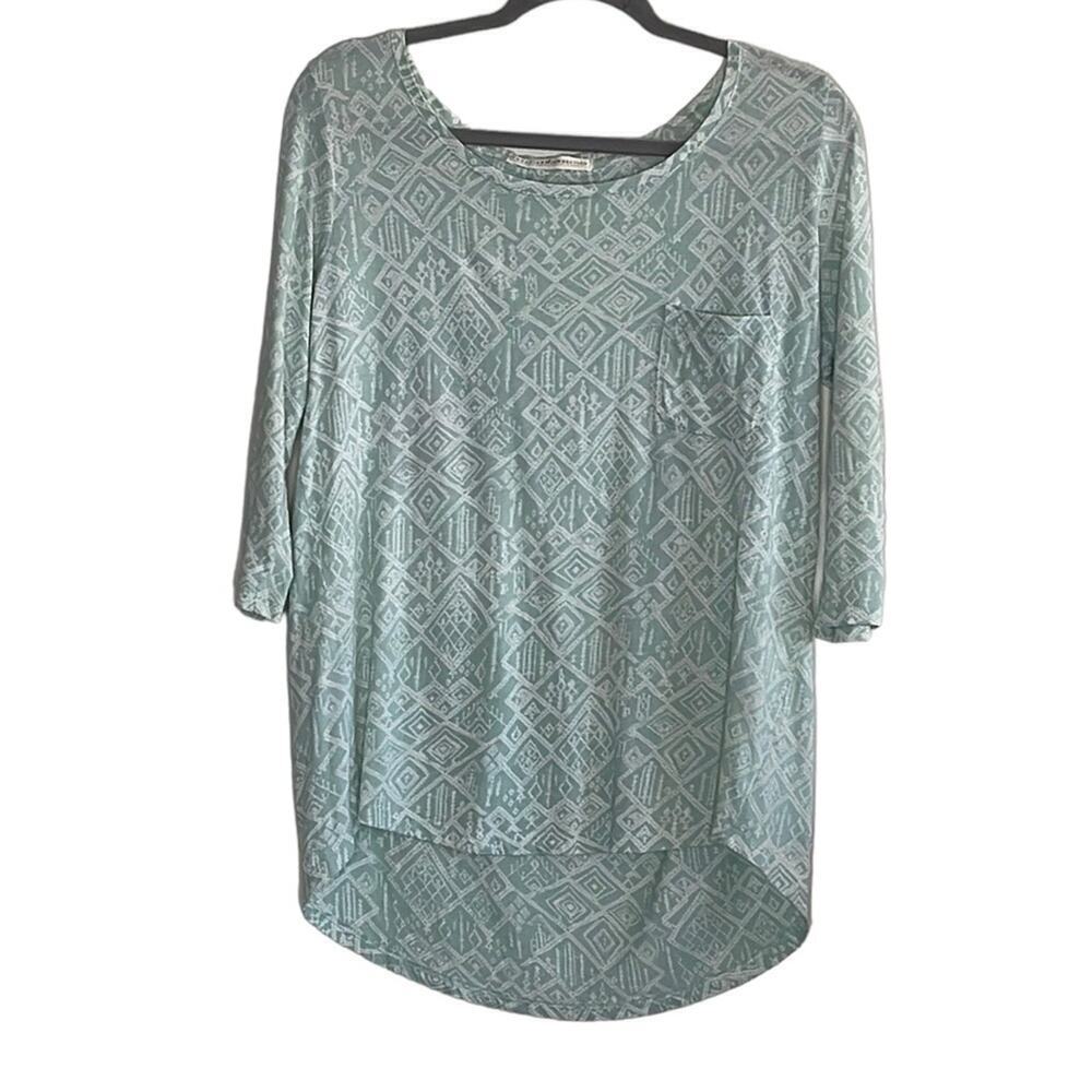 PERUVIAN CONNECTION 100% PIMA COTTON WOMEN'S TOP SIZE S